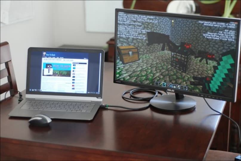 Laptop as a Monitor